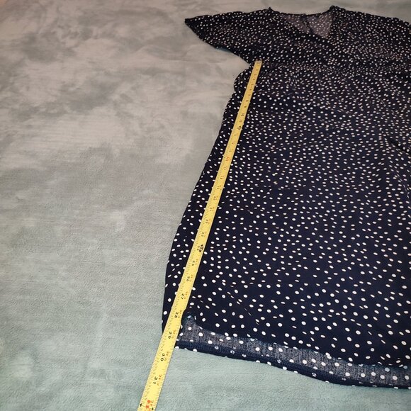 Summer Romper Polka Dots Size XL Light Comfy Cozy Pockets Elastic Waistband - Picture 11 of 15